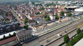 Baustellengelände in Fellbach