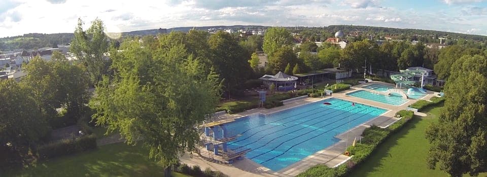 Freibad Göppingen, Göppingen, Luftaufnahme