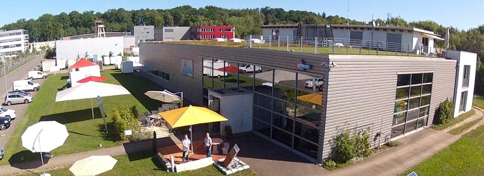 Lambert GmbH, Gartenparty, Göppingen, Luftaufnahme