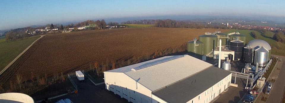 Schraden Biogas, Geislingen an der Steige, Luftaufnahme